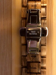 Apple Watch Band - Zebra Wood