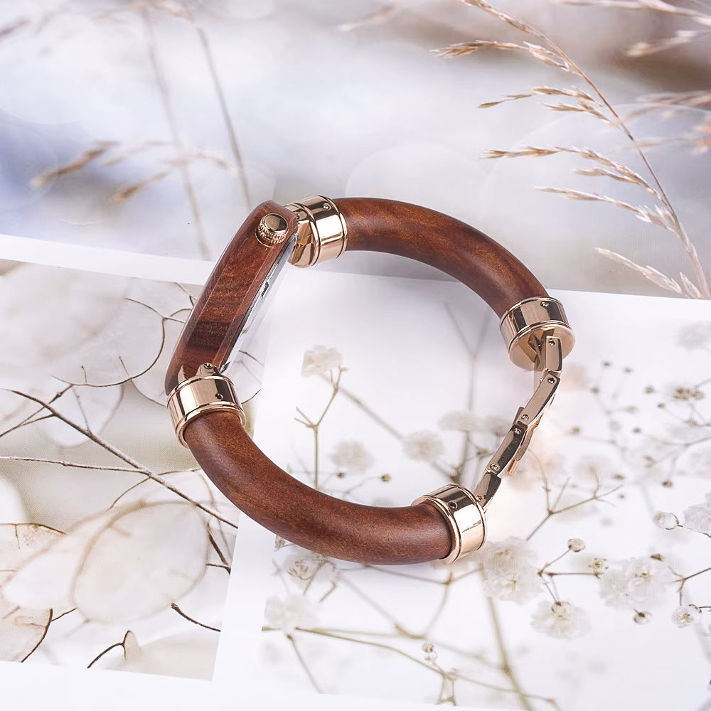 Red Sandalwood Bracelet Watch - 35mm