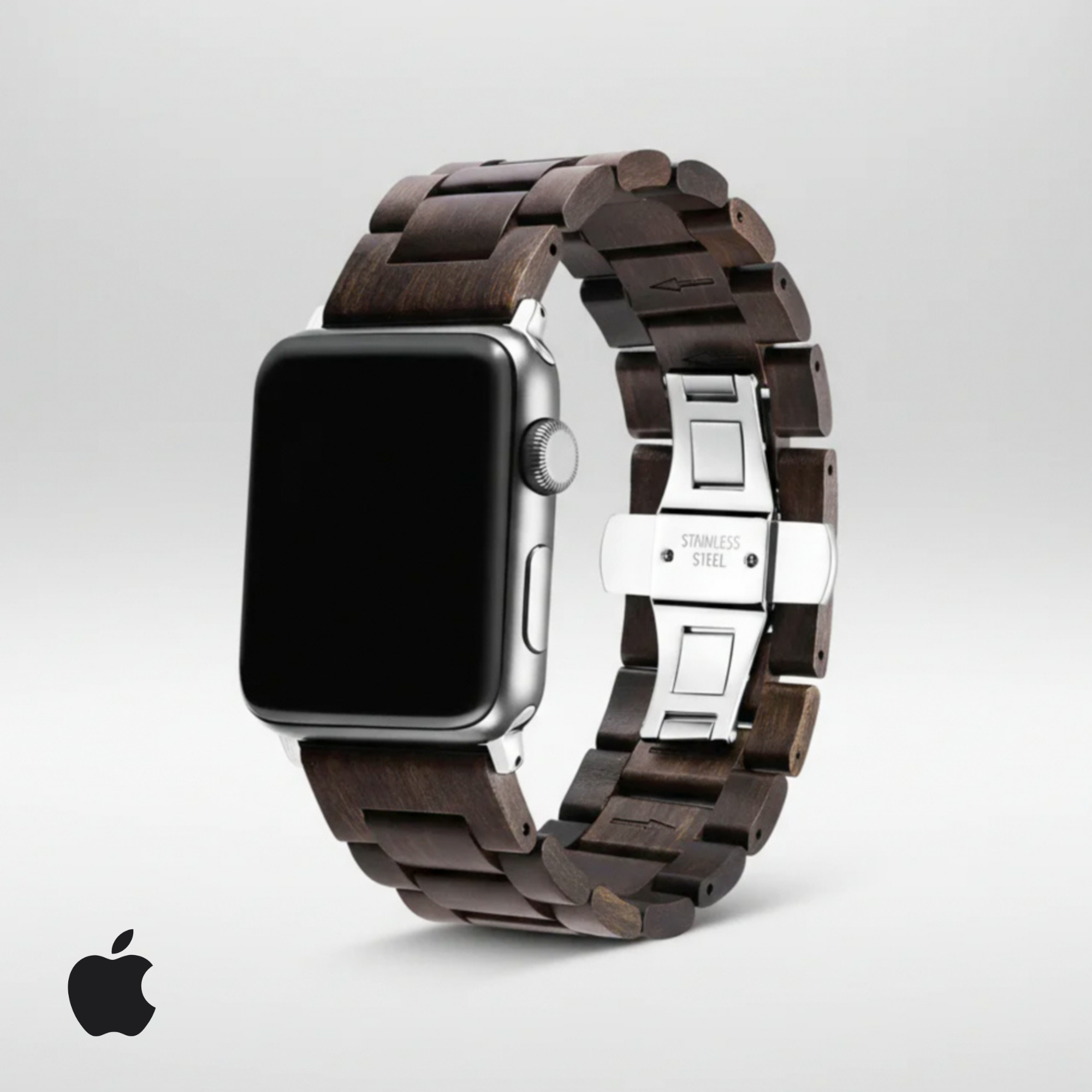Apple Smartwatch Band - Ebony Wood 42mm