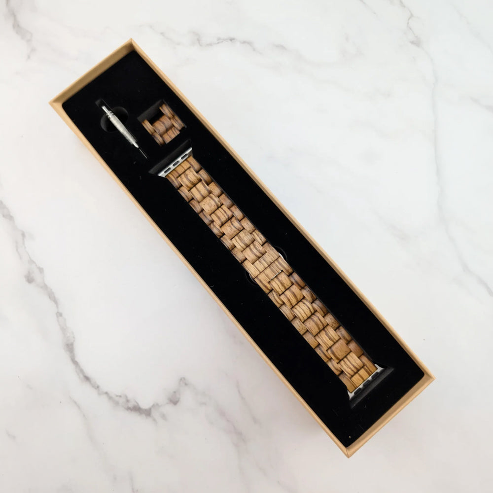Apple Smartwatch Band - Zebra Wood 42mm