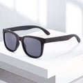 Small Smooth 100% Ebony Wood - Polarised Sunglasses