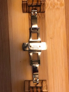 Apple Watch Band - Zebra Wood